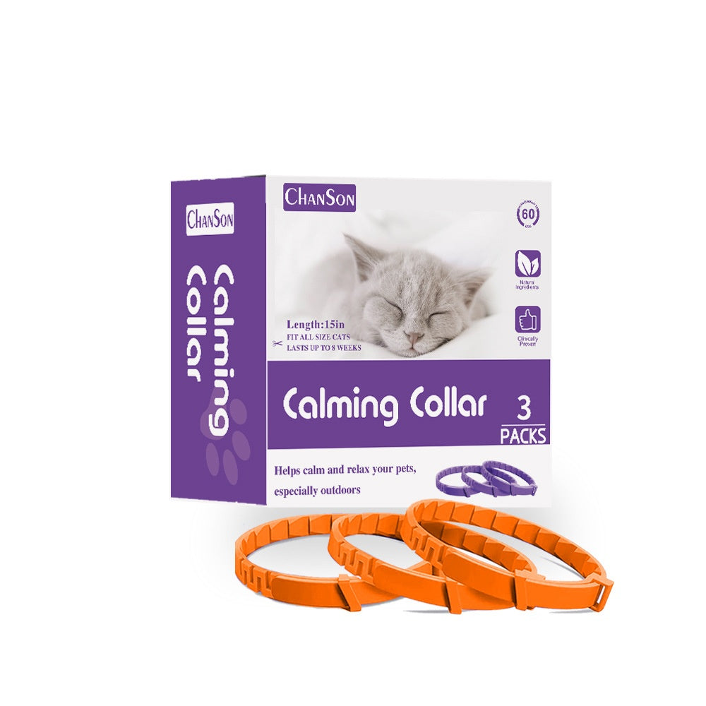 Calming Pheromone Collars 3-Pack - Natural Anxiety Relief