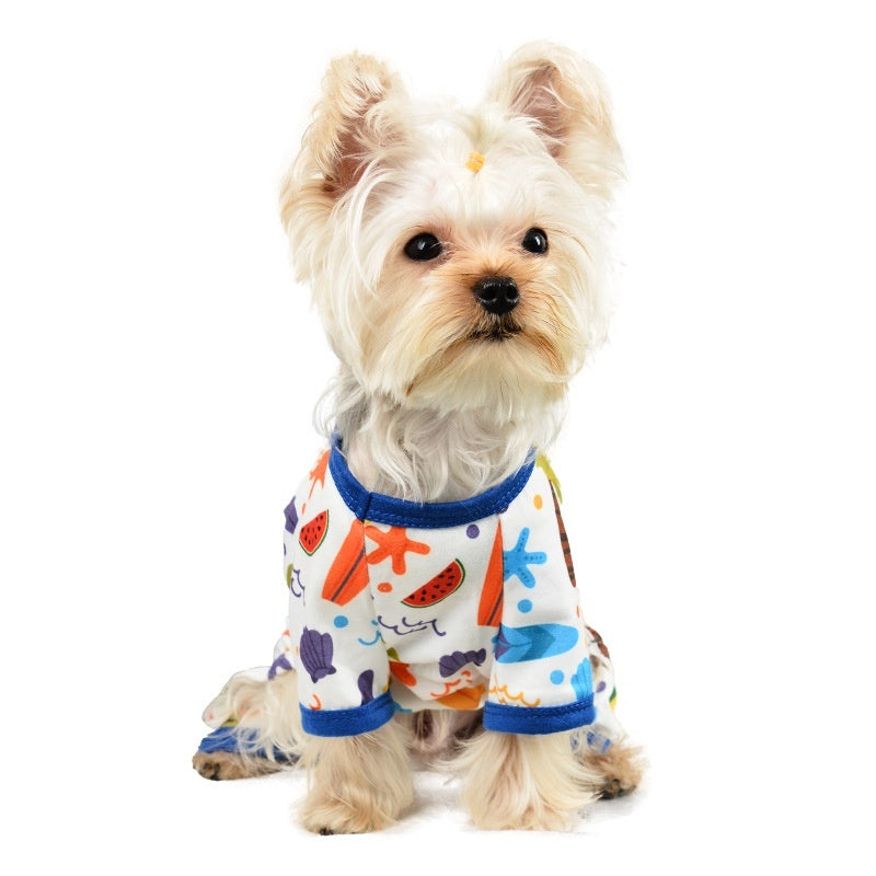 Cute Cartoon Pet Jumpsuit - Cosy Green Onesie for Dogs & Cats