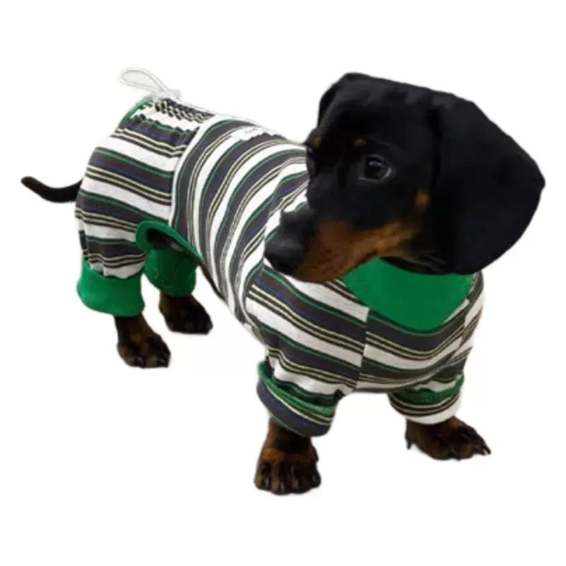 Striped Dog Vest - Warm Winter Coat for Small to Medium Dogs