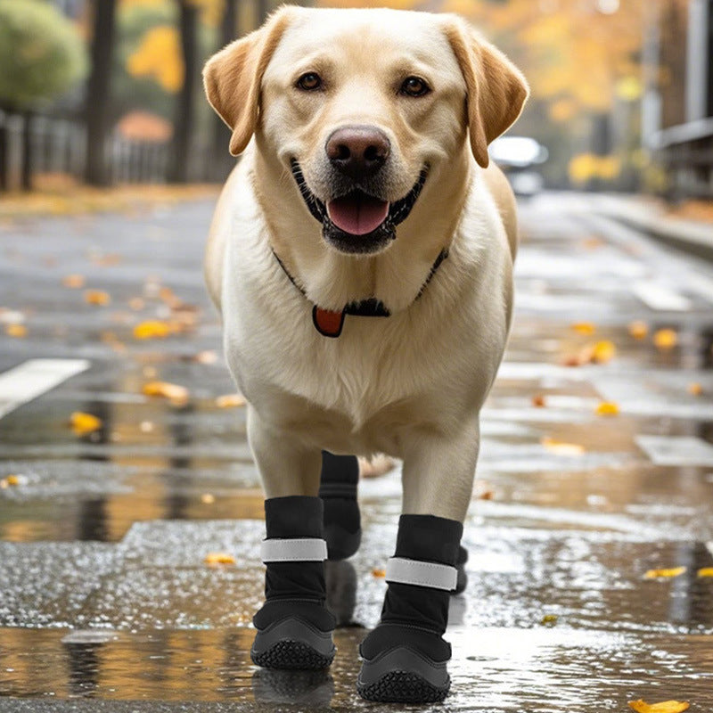 Waterproof Dog Boots - Non-Slip Paw Protection for Medium & Large Dogs