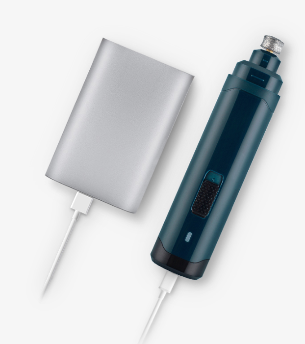 Electric Pet Nail Grinder - Quiet 2-Speed Cordless Trimmer