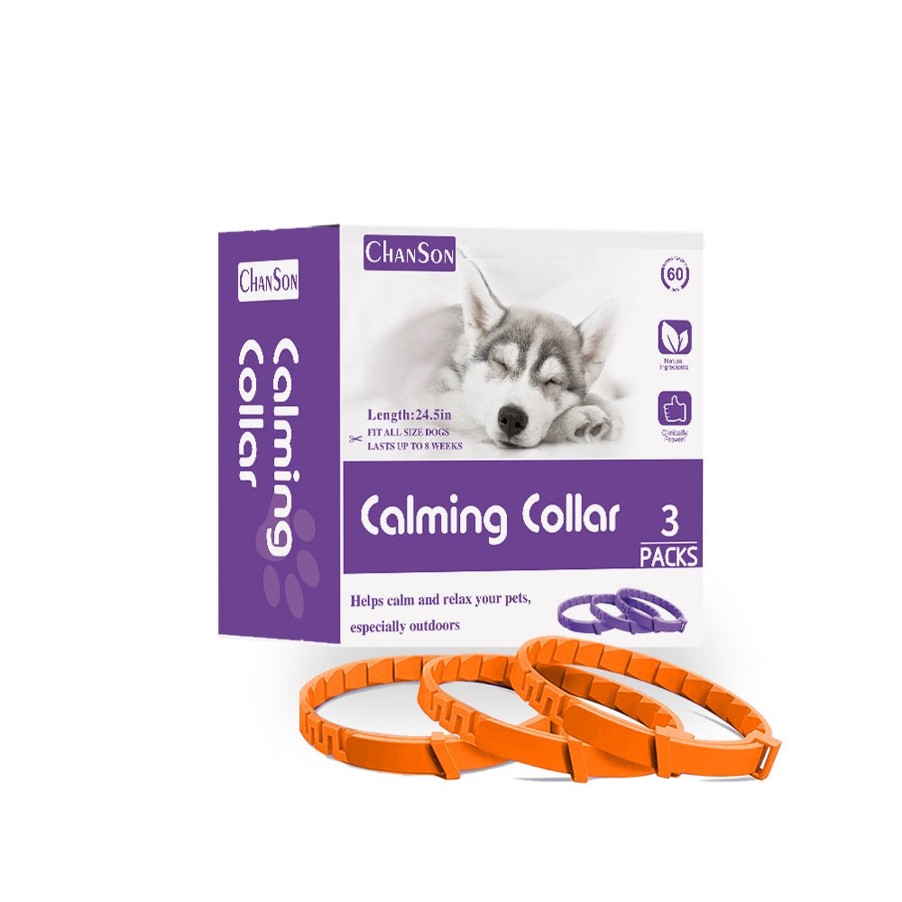 Calming Pheromone Collars 3-Pack - Natural Anxiety Relief