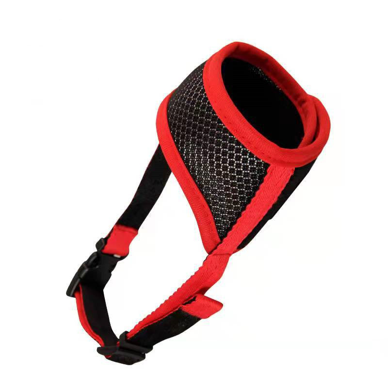 Adjustable Dog Muzzle - Soft Polyester Bite Prevention Training Aid
