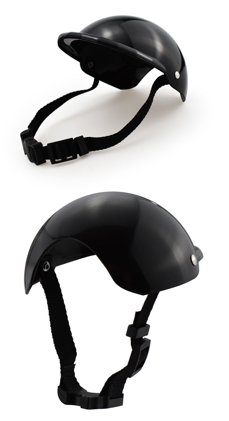 Pet Safety Helmet with Sunglasses - Dog & Cat Motorcycle Costume