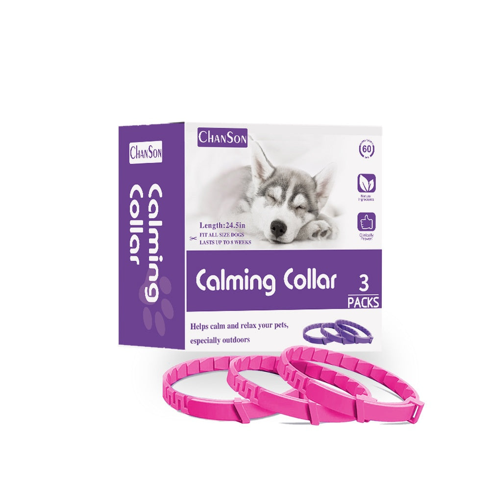 Calming Pheromone Collars 3-Pack - Natural Anxiety Relief