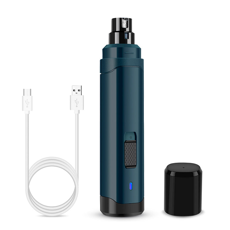 Electric Pet Nail Grinder - Quiet 2-Speed Cordless Trimmer