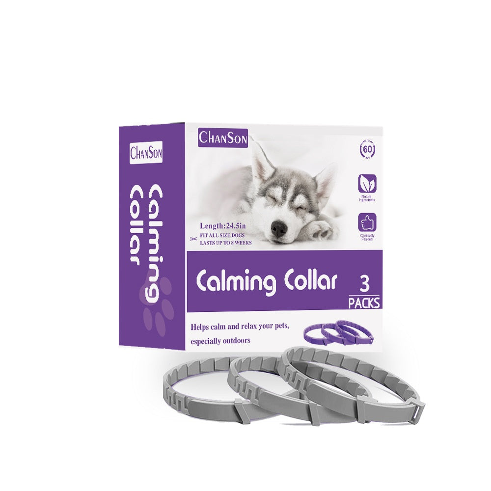 Calming Pheromone Collars 3-Pack - Natural Anxiety Relief