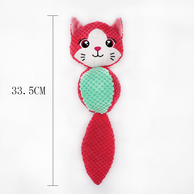 Woodland Plush Dog Toy - Soft Chew Toy for Puppies & Small Dogs