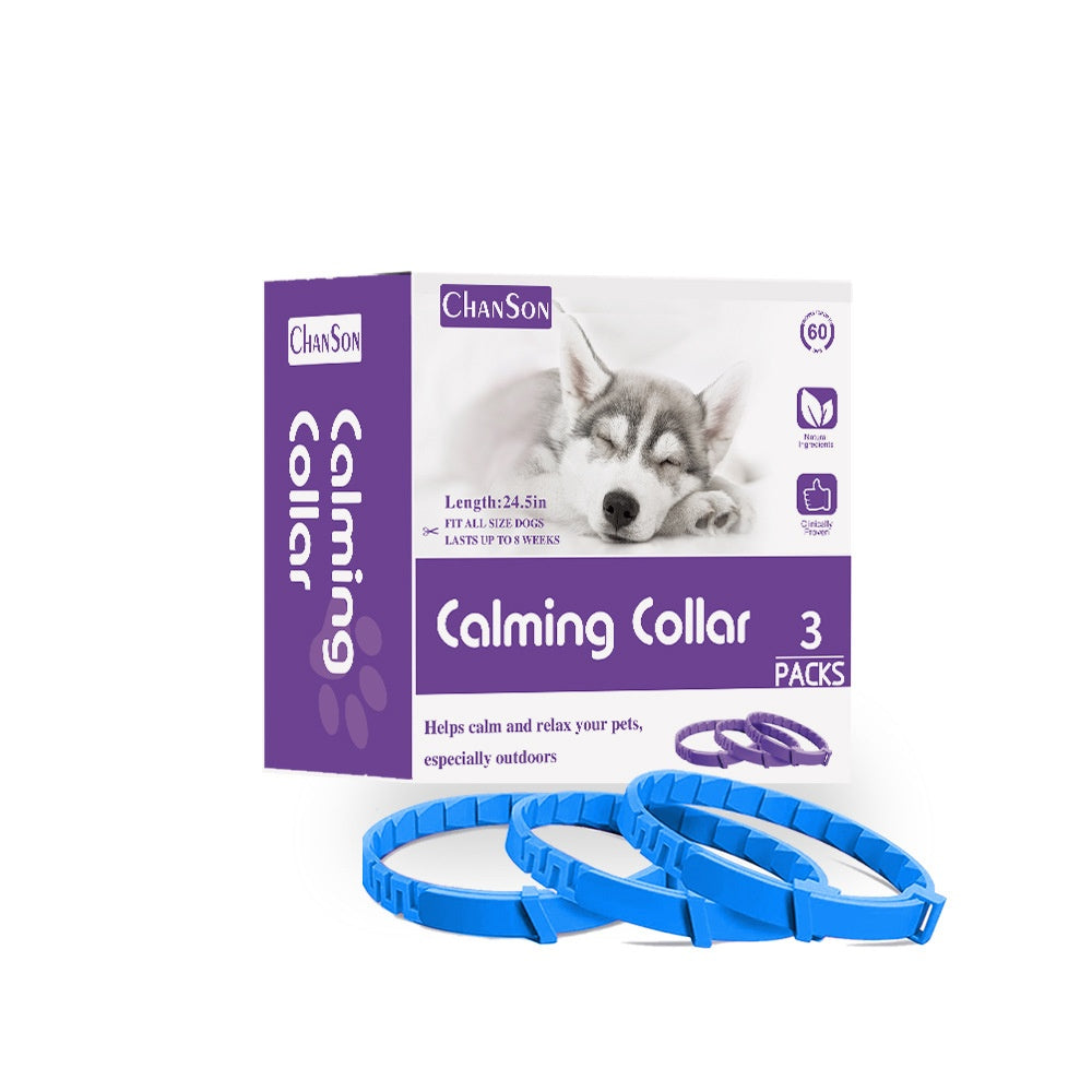 Calming Pheromone Collars 3-Pack - Natural Anxiety Relief