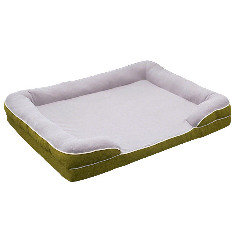 Washable Dog Bed - Removable Cover, All Season Comfort