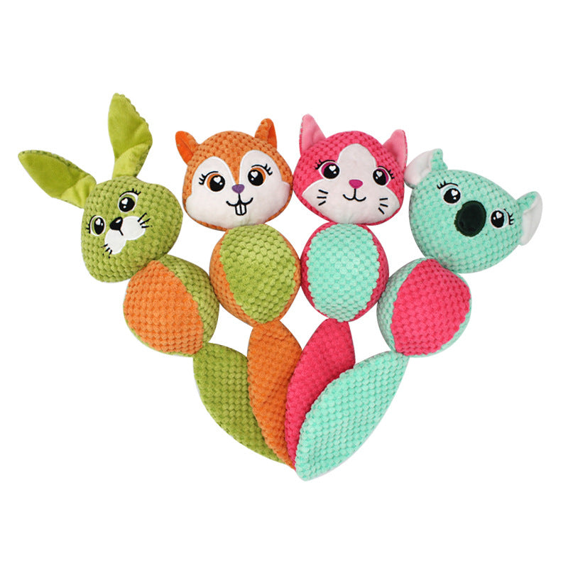 Woodland Plush Dog Toy - Soft Chew Toy for Puppies & Small Dogs