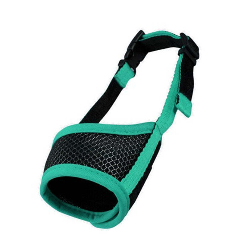 Adjustable Dog Muzzle - Soft Polyester Bite Prevention Training Aid