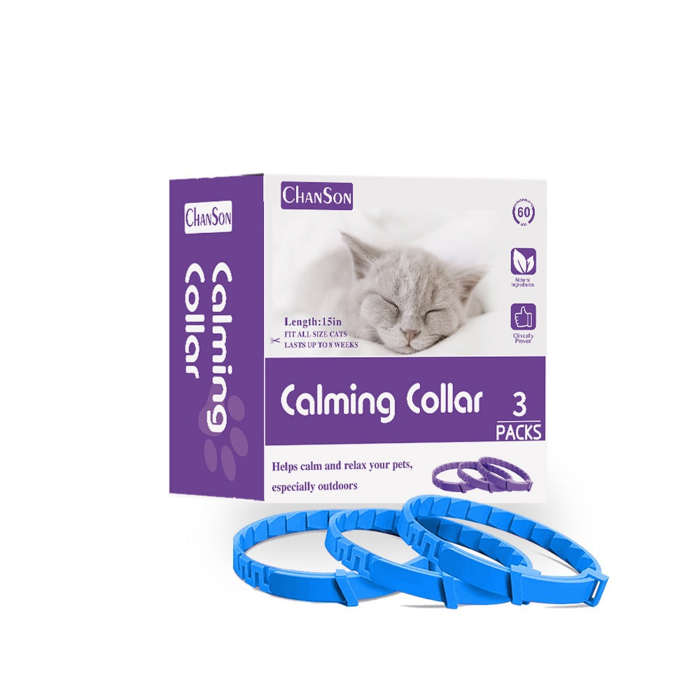 Calming Pheromone Collars 3-Pack - Natural Anxiety Relief