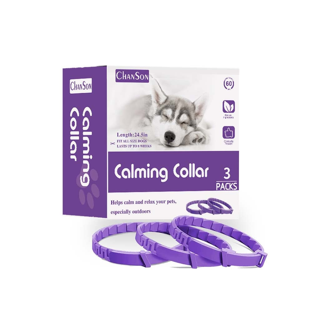 Calming Pheromone Collars 3-Pack - Natural Anxiety Relief