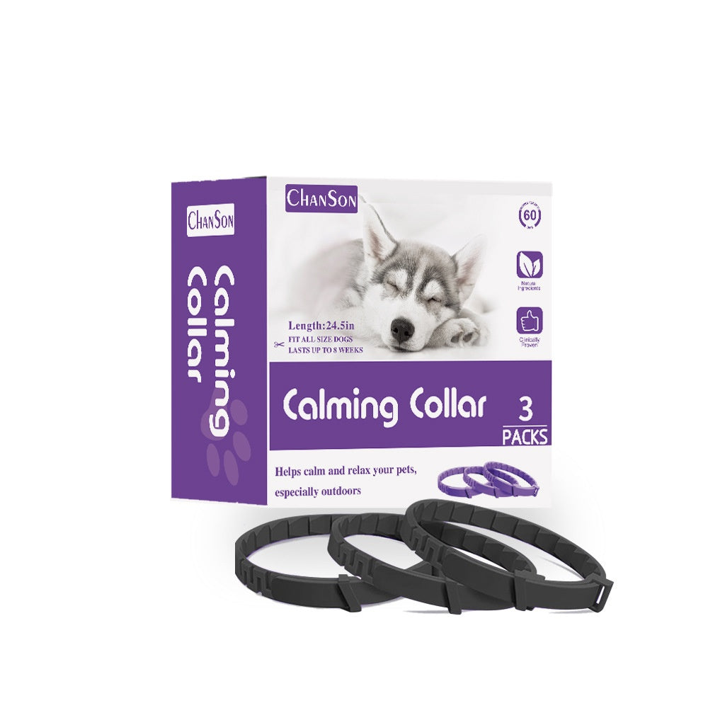 Calming Pheromone Collars 3-Pack - Natural Anxiety Relief