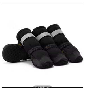Waterproof Dog Boots - Non-Slip Paw Protection for Medium & Large Dogs