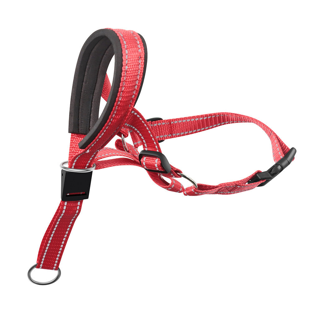 Gentle Dog Training Rope Lead - Soft Nylon Mouth Guide & Leash