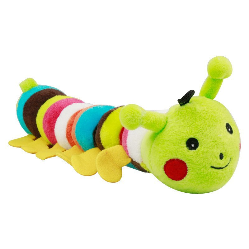 Caterpillar Squeaky Toy - Interactive Plush for Dogs & Cats