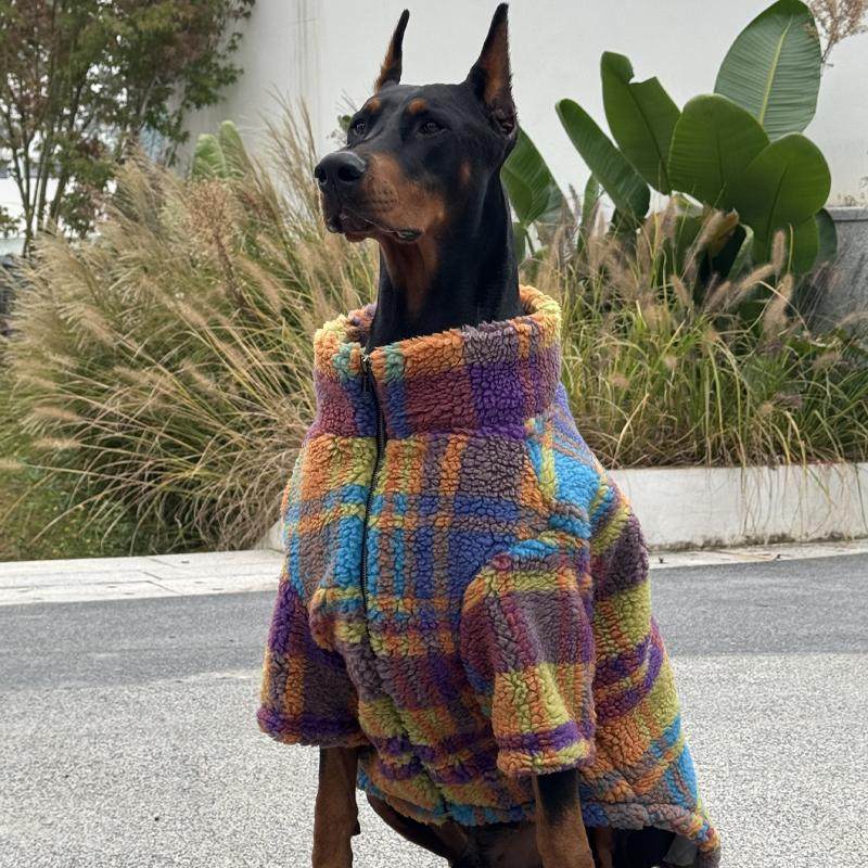 Fleece-Lined Dog Jumper - Warm Winter Coat for Small to Medium Dogs